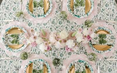 How to Set up a beautiful Spring Dinner table